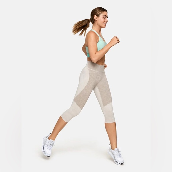 Outdoor Voices Pants - Outdoor Voices Tri Tone Knee Cap Color Block Leggings Size Medium